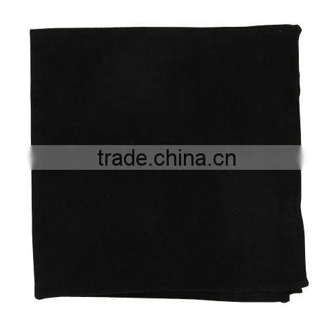 men's black pocket square