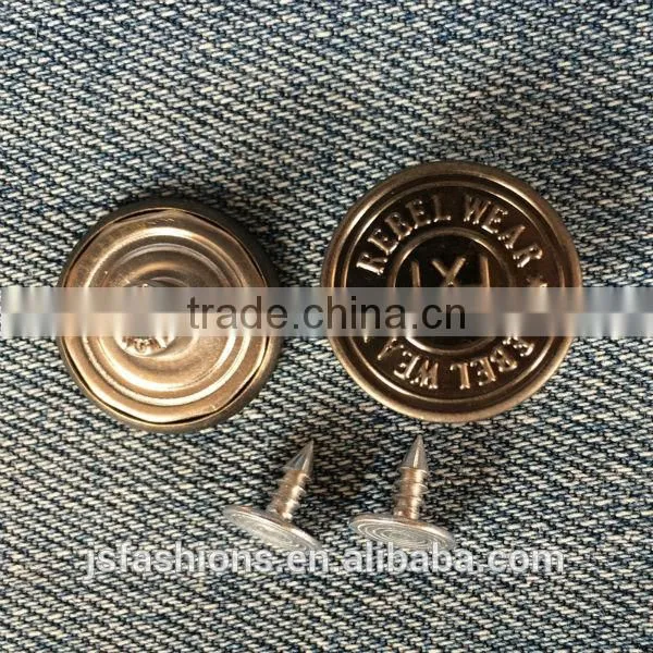 High quality Fashion metal blazer buttons