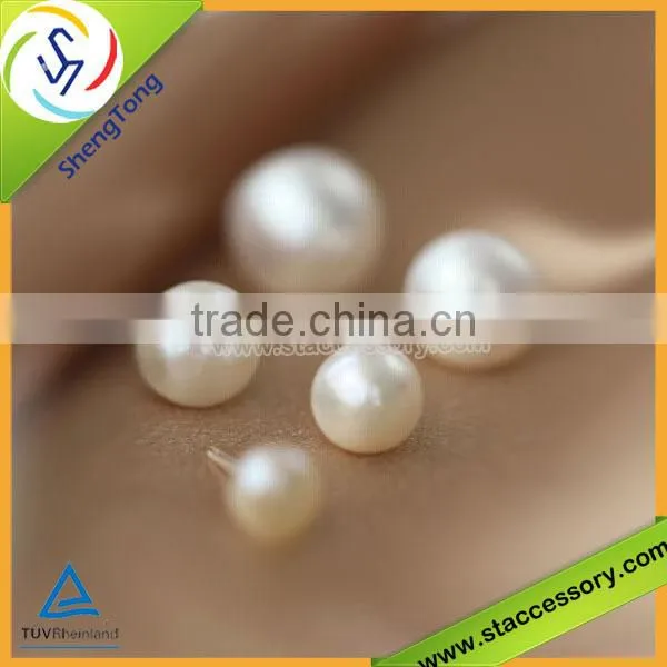 Simple Design Double Sided Pearl Earring