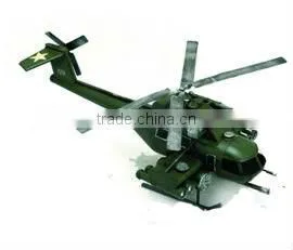 Metal Helicopter Model Crafts Supplies,Model Gifts for Children Crafts,Home Decoration Crafts for Collection and Souvenir