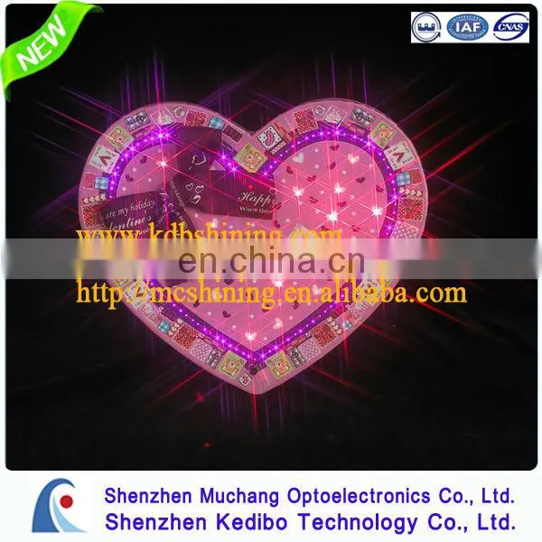 Advertising LED lighting box with music