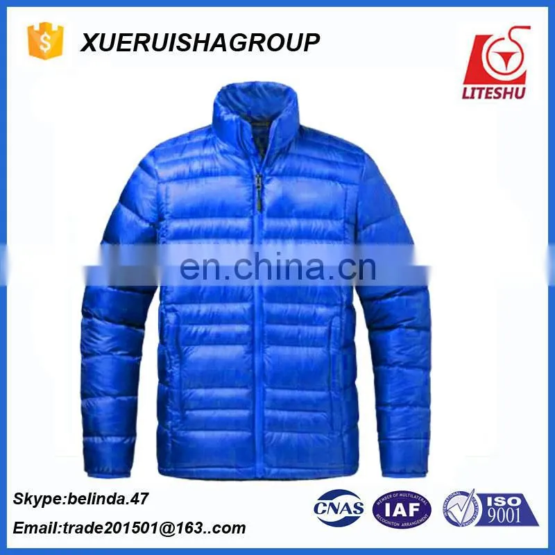 newest for man wear feather down fill jakcet