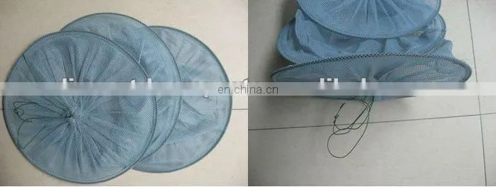 Foldable Fish Basket Lobster Crawfish Trap Hoop Net
