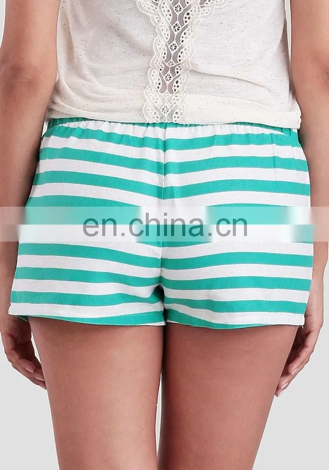 beach running Striped Shorts