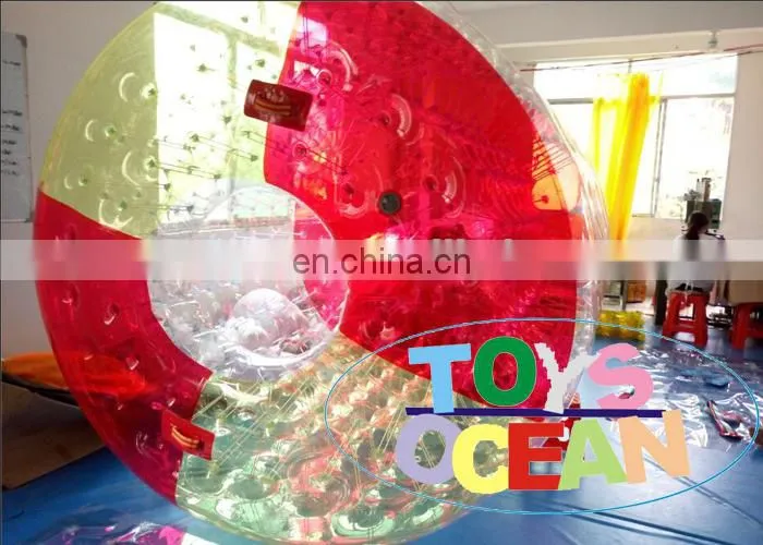 clear inflatable water roller,water walking rollers,inflatable roller ball
