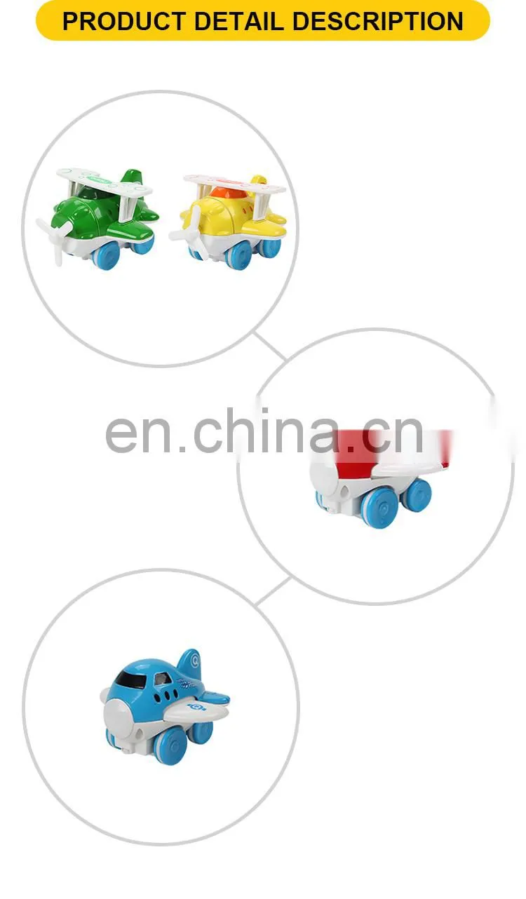 Window box packing 9 cm mini mental friction air plane