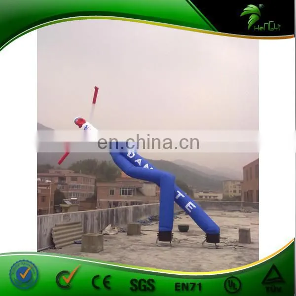 10m High Double Leg Advertising Inflatable Sky Dancer Wavy Man / Mini Inflatable Air Tube Man For Shown
