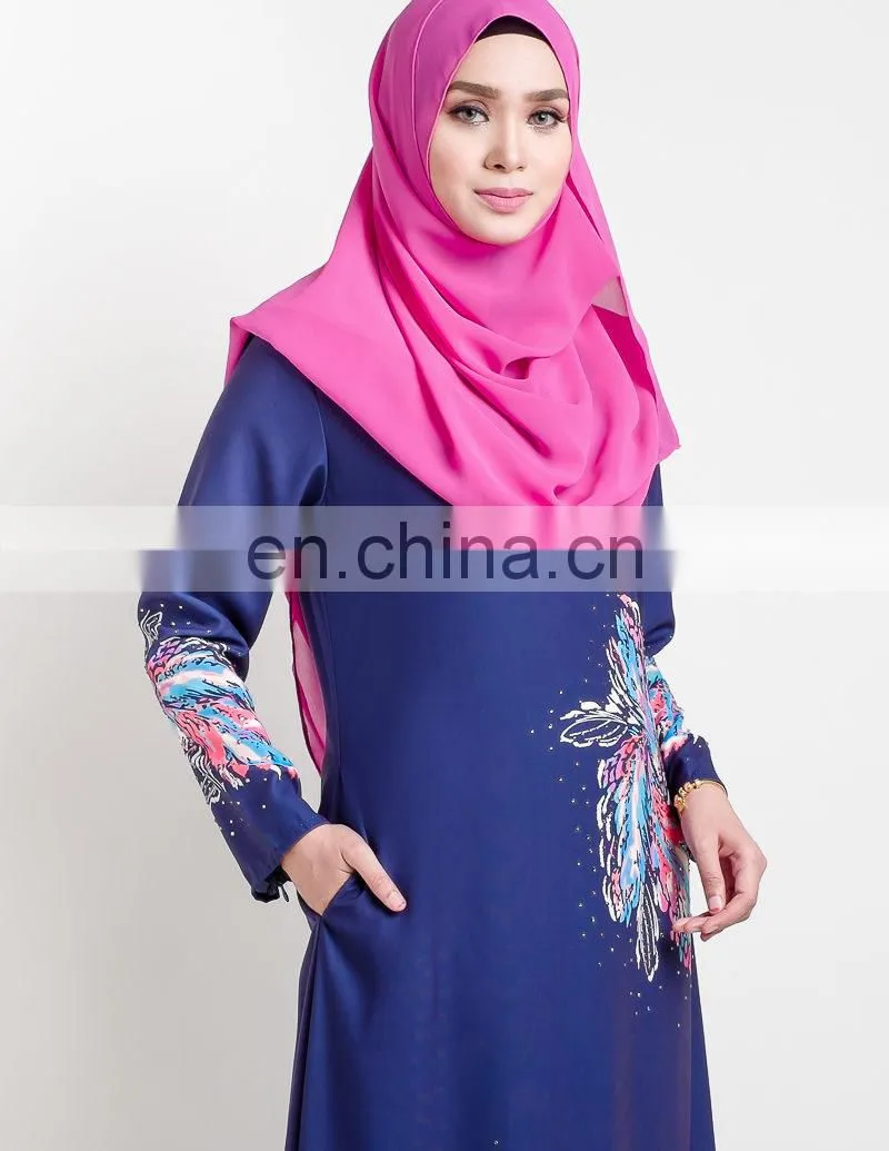 China Supplier Best Quality Fashion Digital Printing Maxi Dresses Long Women