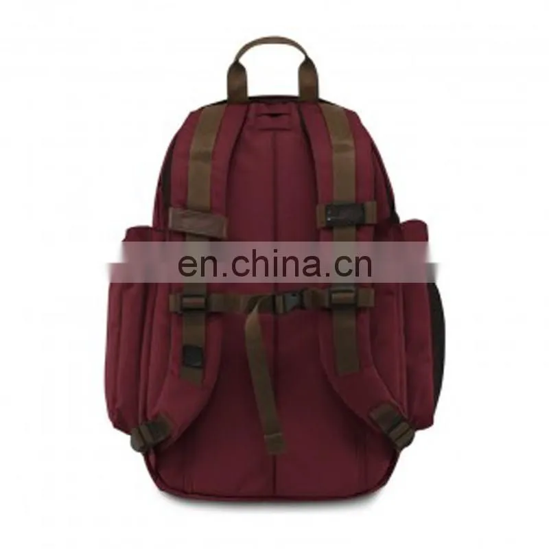 Leisure backpack with two big side pockets