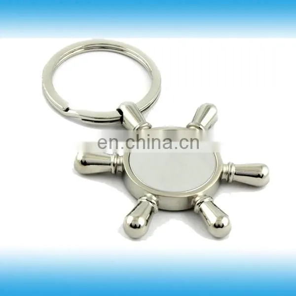 custom steer alloy wheel keyring