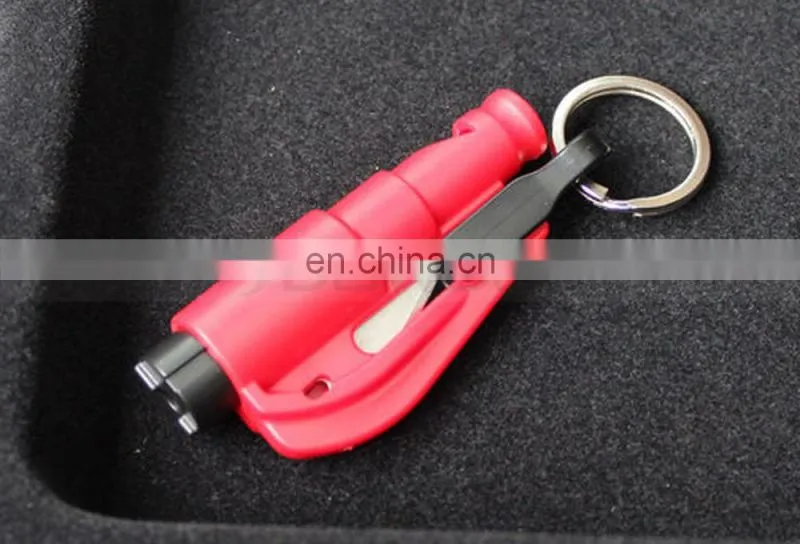 3 in 1 Safeguard Seatbelt Cutter Whistle Emmergency Hammer Car Window Breaker Car Glass Breaker