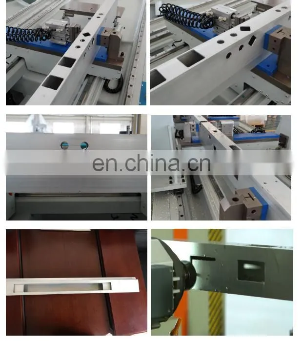 Application for Aluminium door window. Work stations Drilling Machine