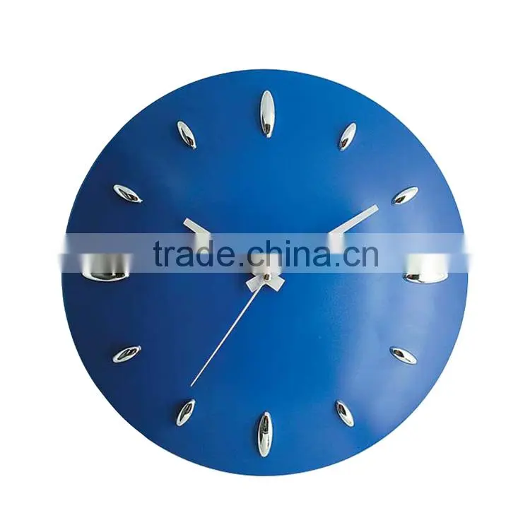 Rohs Certified Elegant Factory Direct Price Round Plastic Wall Clock