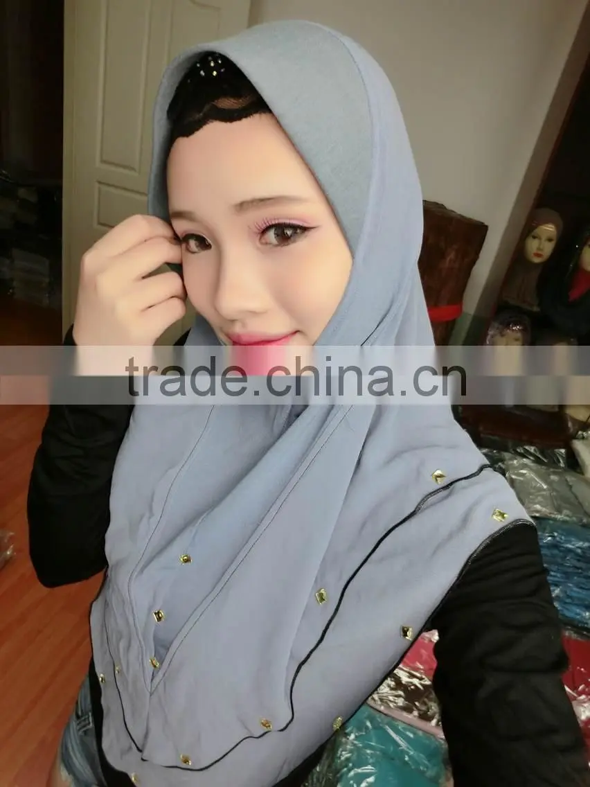 A484 New Arrival Gorgeous Islamic Scarves Hijabs