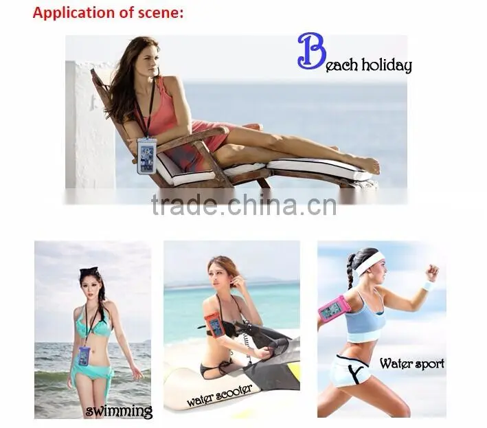 China Supplier Wholesale Mobile Phone Waterproof Bag for 6s