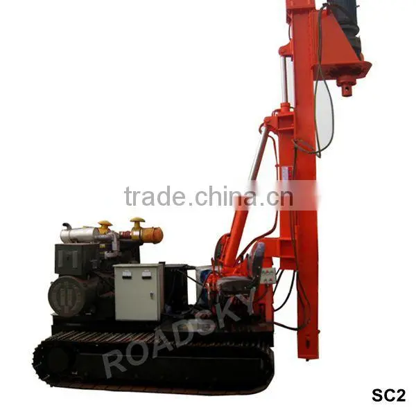 Solar Truck-Mounted Rotary Rig For Solar Park