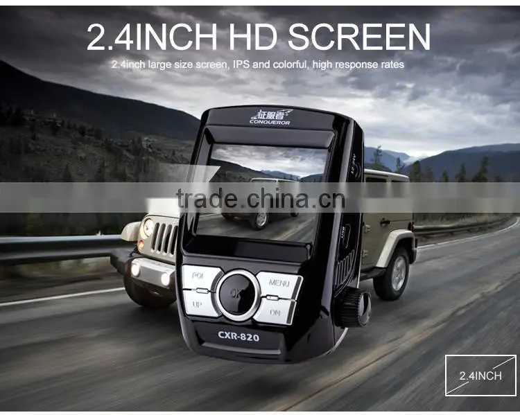 1500m 3 inch the radar of driving GPS G-Sensor strelka radar dash-cam with radar detector and gps tracker