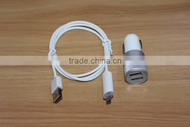 zhongshan JL-U666 car charger factory 12~24v Dual USB Car Charger 3.1A Quick Charge