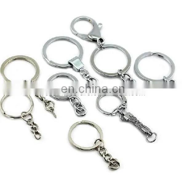 Fashion High Quality Metal Attached Key Ring Accessories Parts