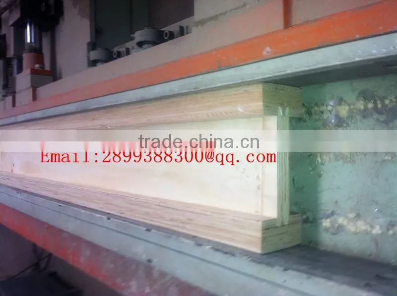H20 pine lumber wood I beam with end treatment