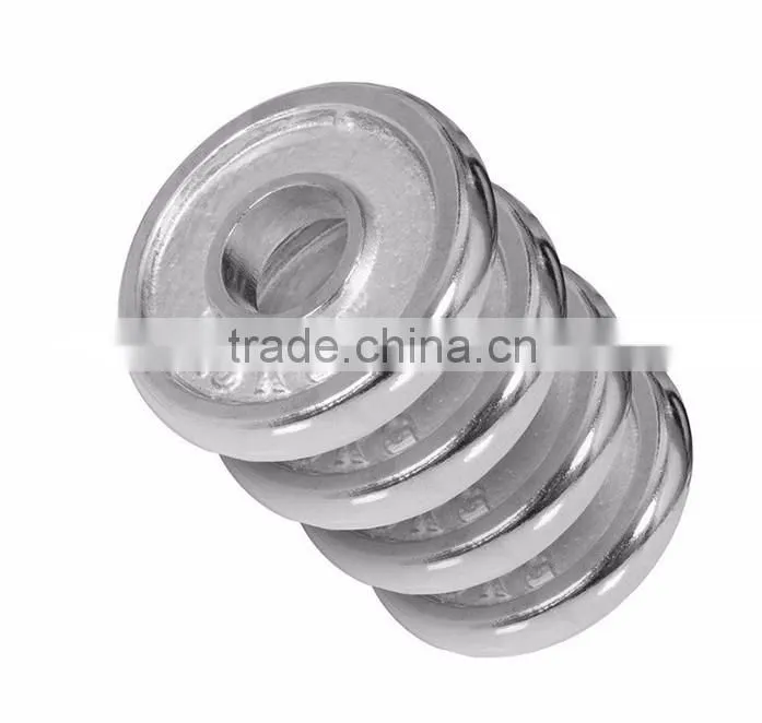 Chromed standard weight plate