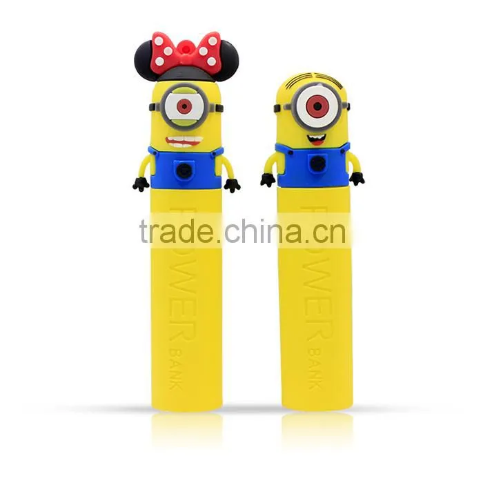 PVC American captain 2600mAh smart power bank usb