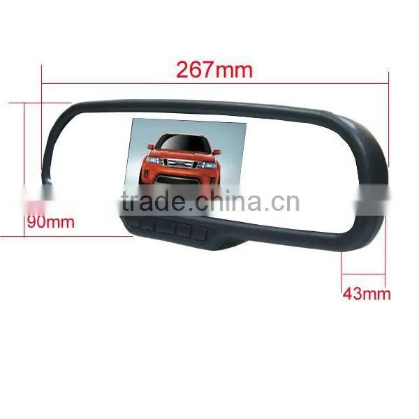 4.3 inch special car rear view mirror with MP5 player