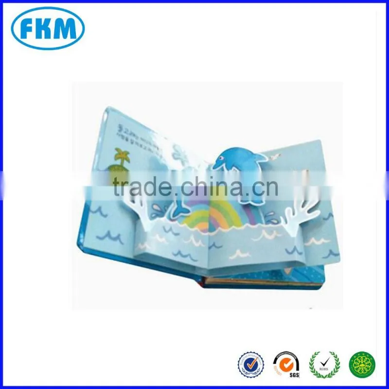 Cartoon lovely pop up book prinring with China supplier