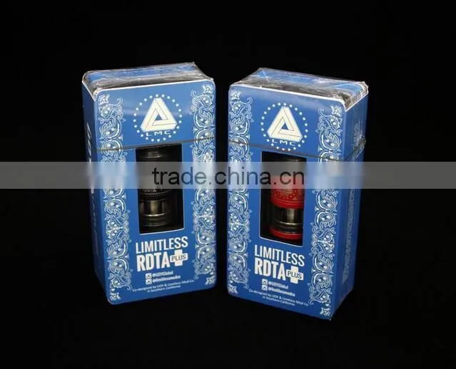2016 CACUQ New Released Limitless RDTA Plus 6.3 ml Fit WISMEC Reuleaux RX200 200W TC Express Kit