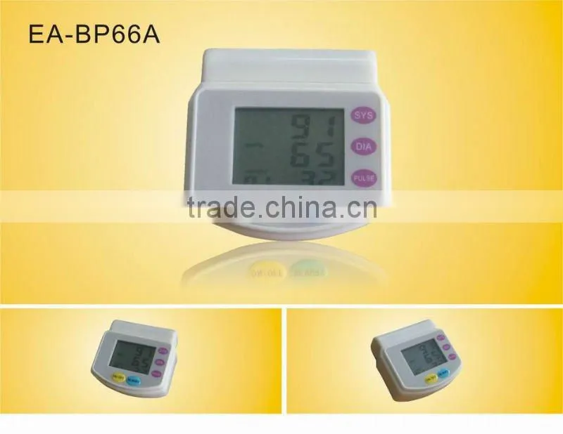 professional digital Wrist Blood Pressure meter for elder's health EA-BP66B