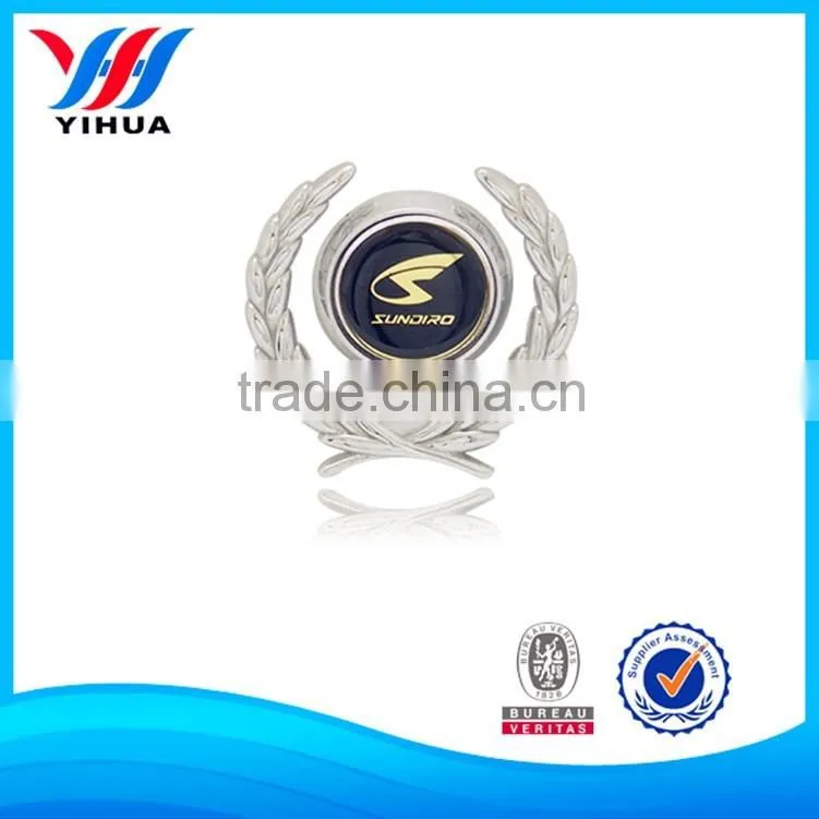Factory cheap custom chrome car logo stciker , car badge emblem