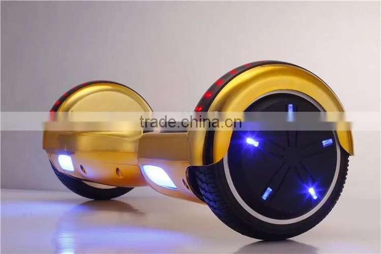 2016 Chic patented6.5 inch hoverboard UL 2272 certification with led