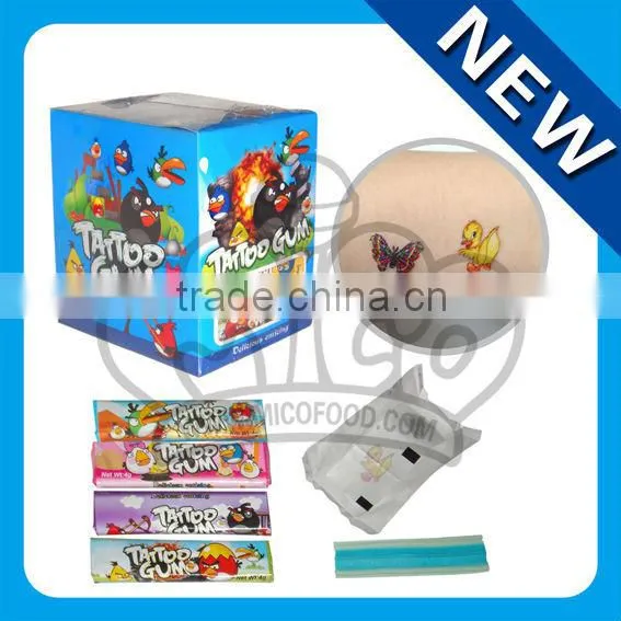 cartoon tattoo bubble gum