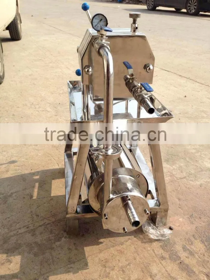 High Quality Stainless Steel Plate Frame Filter Press Machine