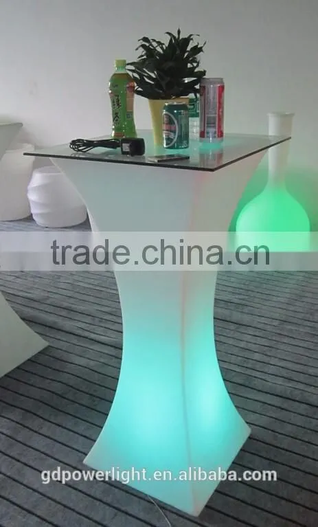 PE Plastic Bar Table with LED light & remote control YXF-4511
