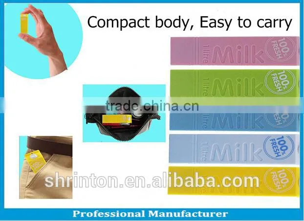 china supplier 2600mah milk power bank 18650 plastic power bank
