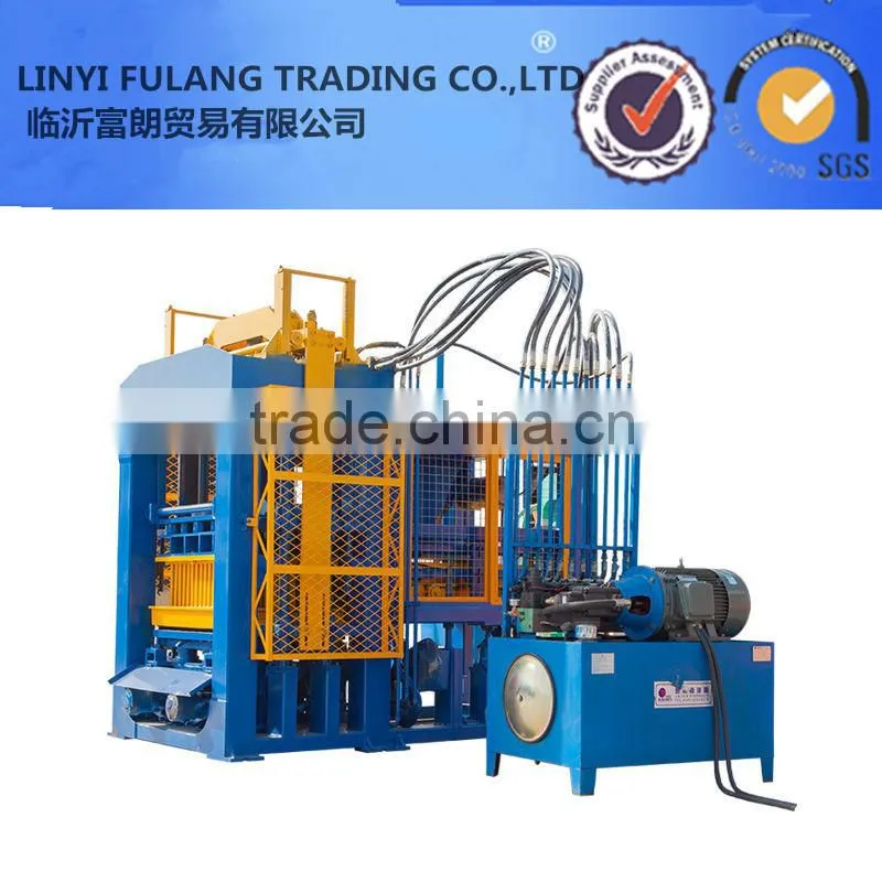 QT5-15 Full-automatic Hollow/ Interlocking/Concrete Block Machine