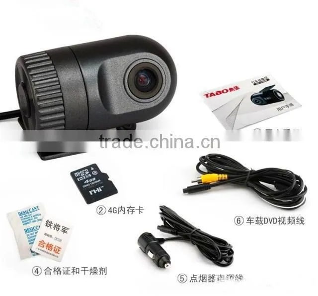 720P Iron pan mini hidden driver recorder full hd car dvr camera