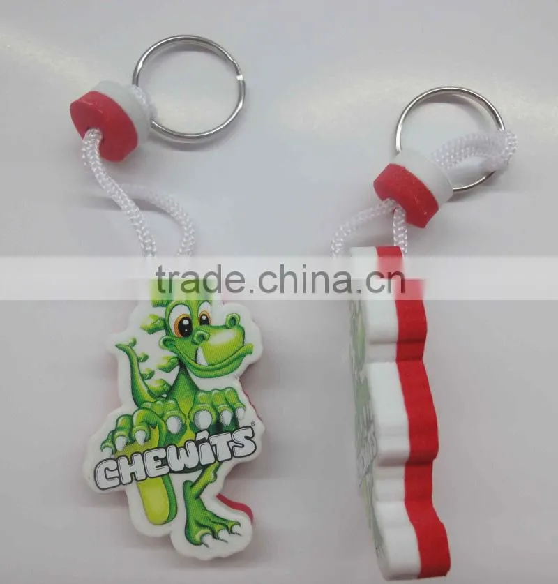 Cheap EVA floating keychain
