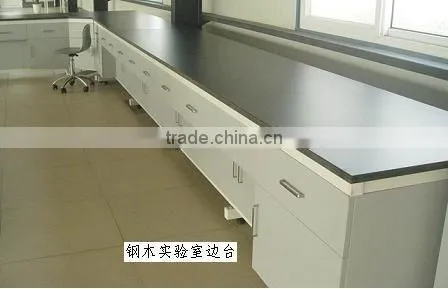 Laboratory steel wooden lab bench