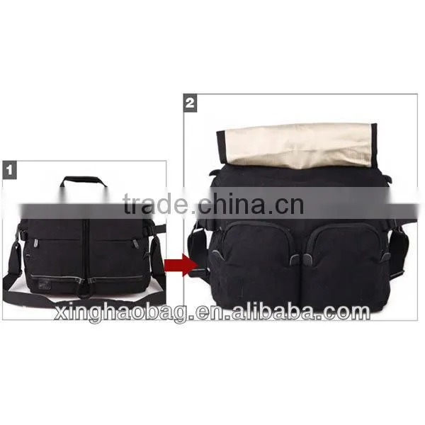 Professional anti-vibration waterproof funky vintage canvas camera bag