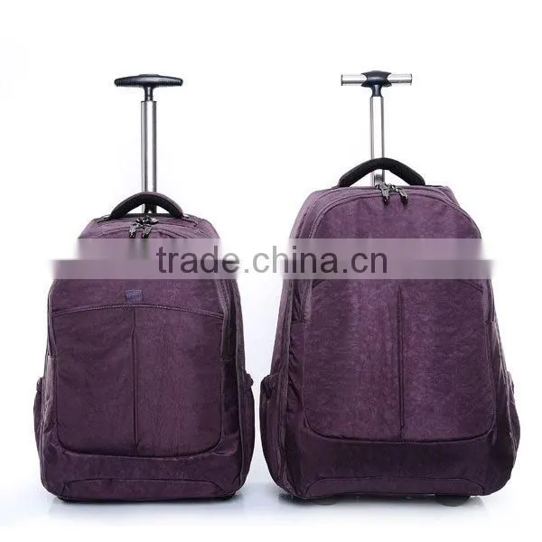 Hot selling cheap trolley laptop backpack with trolley