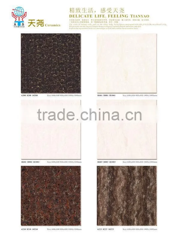 600*600mm good sale in stock Black color Polished Crystal Tile