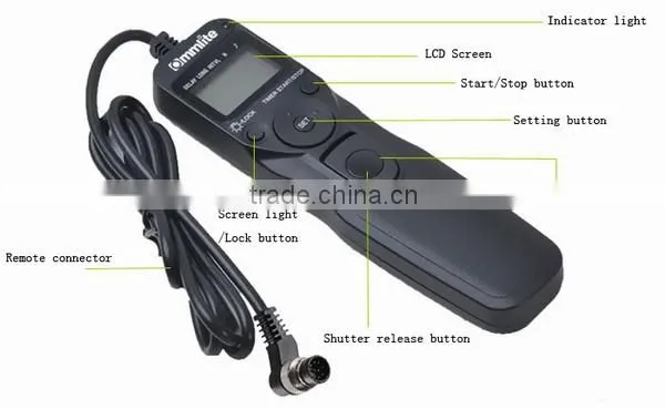 Timer Remote Shutter Control Release for Nikon for Fujifilm