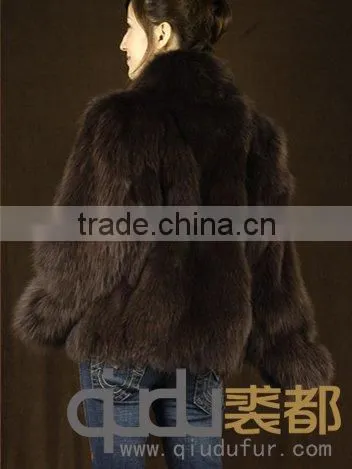 QD-LT8081gb Fox Fur Coat