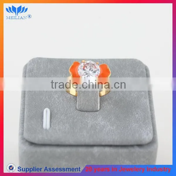 FANCY RINGS JEWELRY LATEST ZIRCON DESIGN ENGAGEMENT GOLD RING