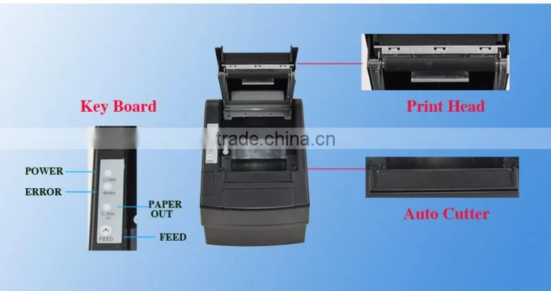 Newest portable wifi thermal receipt printer From Factory directly (pos--8220 wifi)