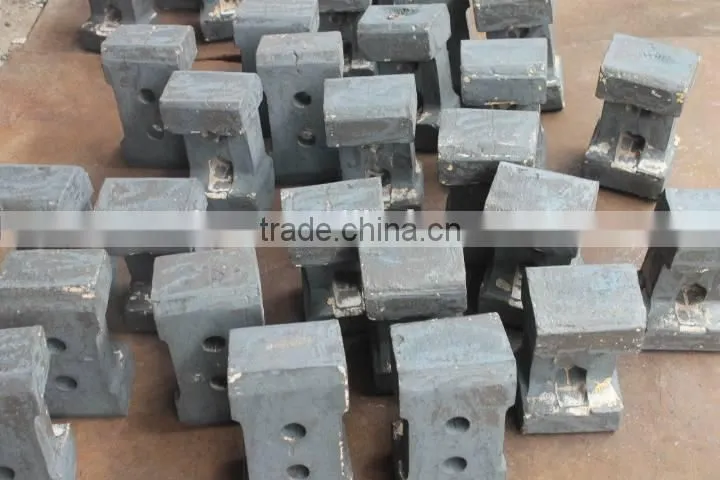 High Chrome Iron Casting Hammer Head for Stone Crusher