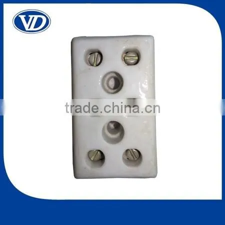 50A 3 way 8 holes porcelain terminal blocks VD5038