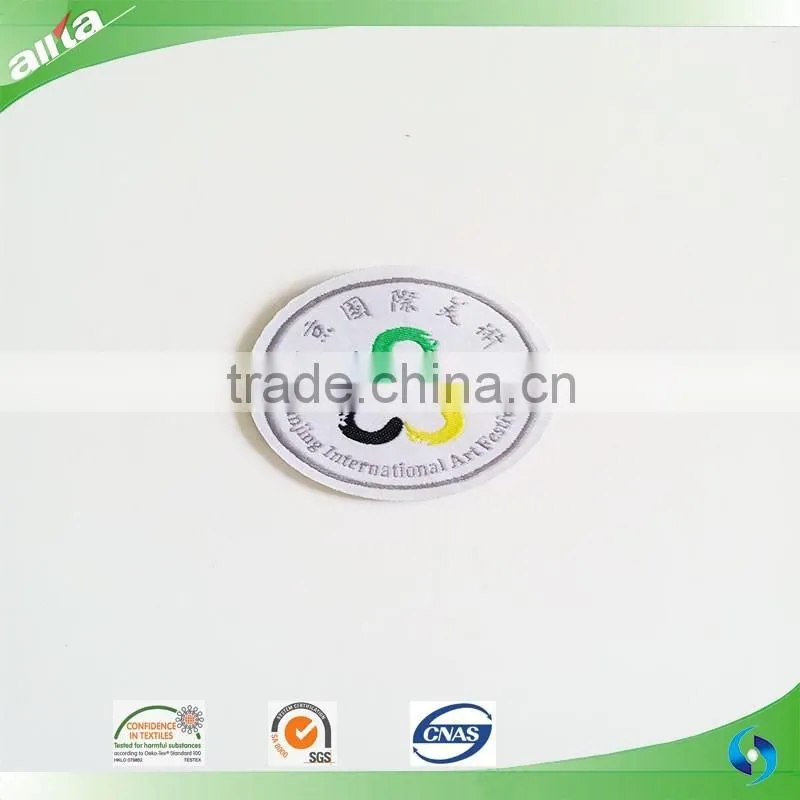 China Factory Custom Iron-on Woven Patch